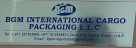 Bgm International Cargo Packaging