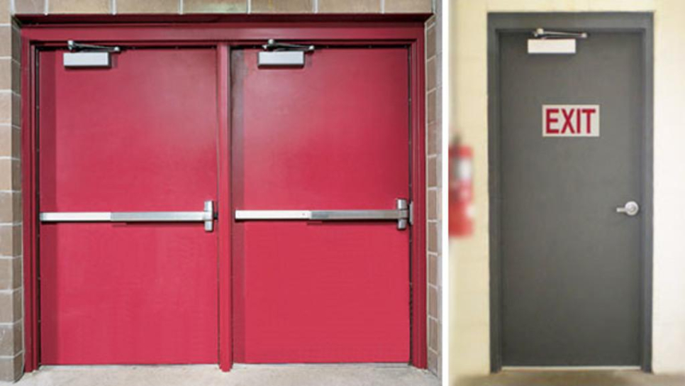 Style Metal City Fire Resistant Doors Manufacturing