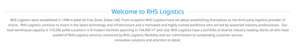 Rhs Logistics Dafza
