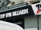 Top Spin Billiards