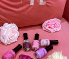 Pink Plastic Women Salon