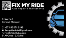 Fix My Ride Dubai Auto Repairing Workshop