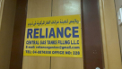 Reliance Central Gas Tanks Filling