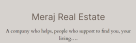 Meraj Real Estate