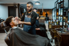 Diamond Scissors Gents Salon