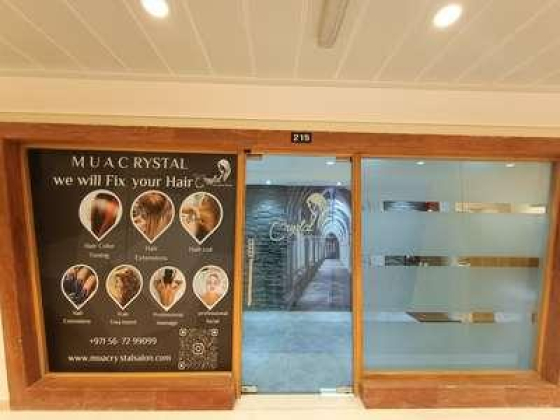 M U A Crystal Hair Women"s Salon