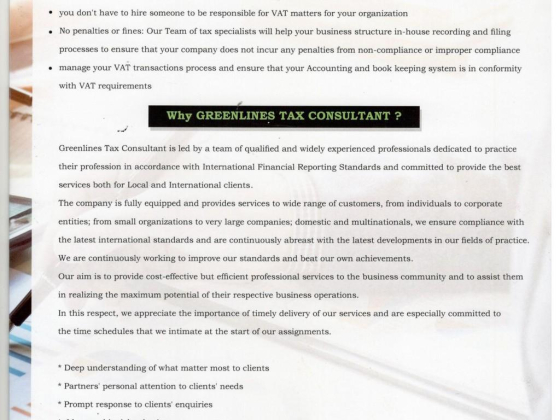 Greenlines Tax Consultant LLC