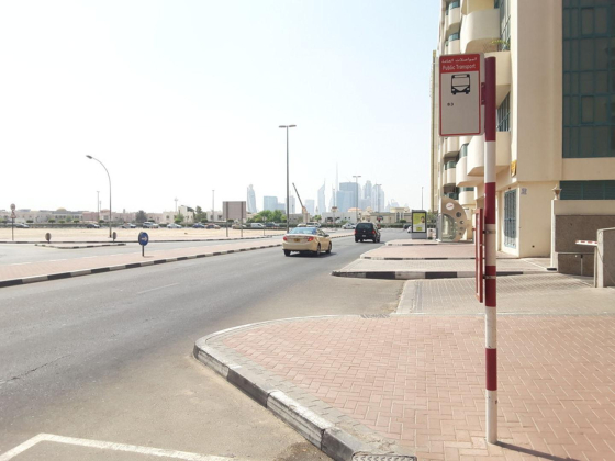 Mankhool, Street 12a 1 2 Bus Stop