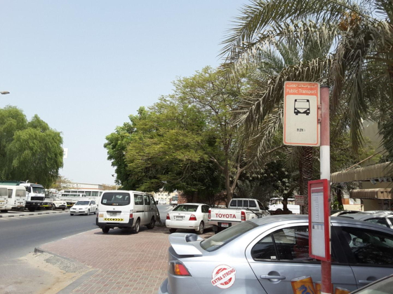 Quoz Al Habtoor Engineering 2 Bus Stop