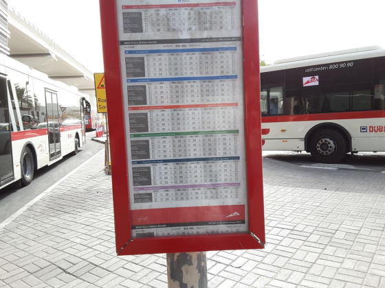 ADCB Seaside Metro Bus Stop