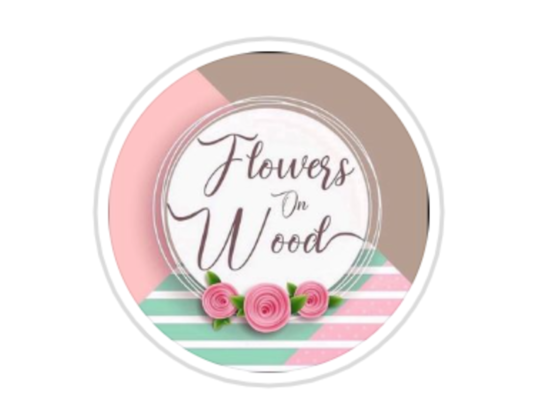 Flowers On Wood