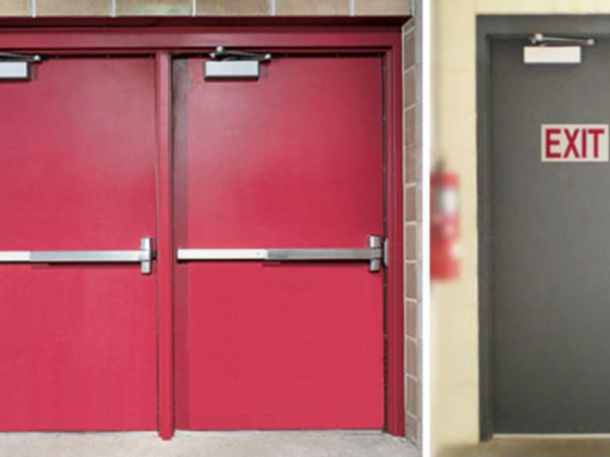 Style Metal City Fire Resistant Doors Manufacturing