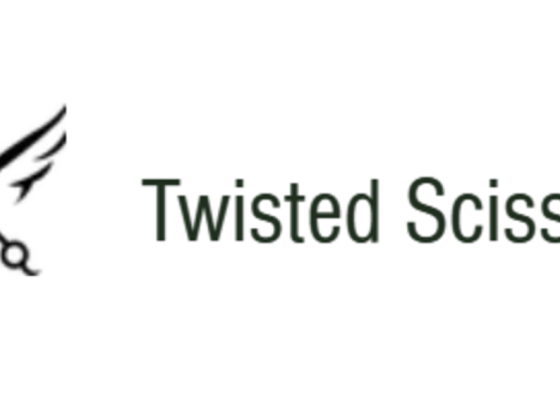 Twisted Scissors Gents Salon