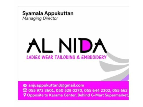 Alnida Ladies Wears Tailoring & Embroidery