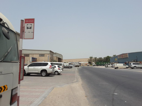 Quoz Emirates Glass 1 Bus Stop