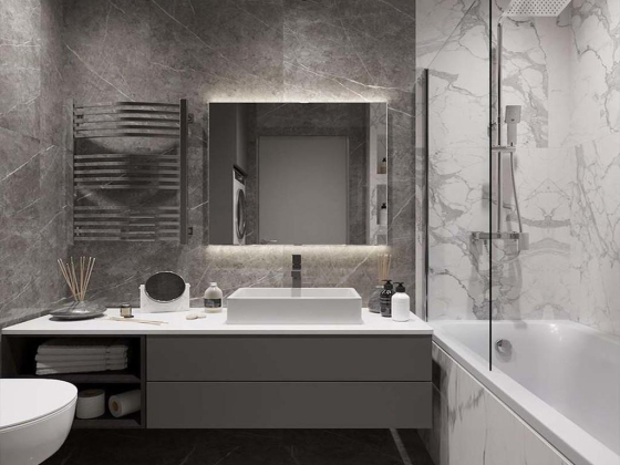White Bricks Interior Decoration