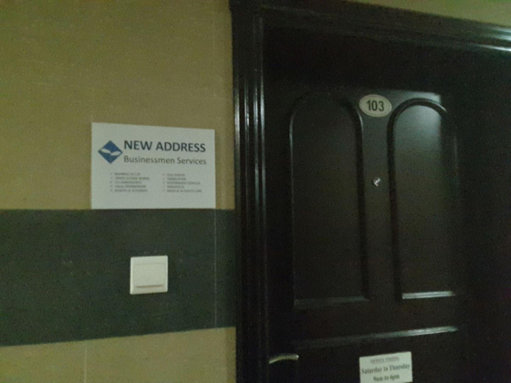 New Address Businessmen Services
