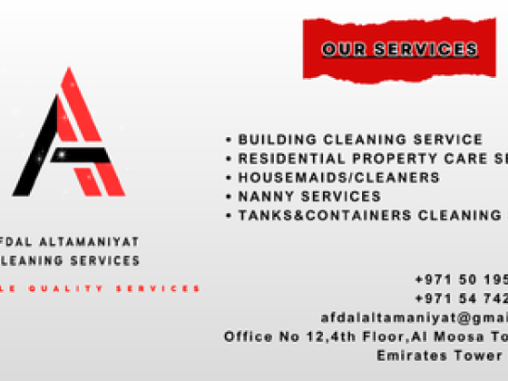 Afdal Altamaniyat Cleaning Services  Est.